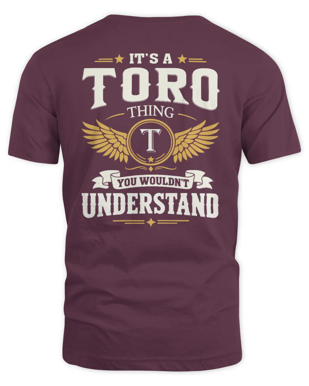 TORO KT06-M008 It’s a [NAME] Thing – You Wouldn’t Understand | Personalized Vintage T-Shirt - Unisex Standard T-Shirt - Maroon