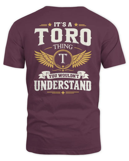 TORO KT06-M008 It’s a [NAME] Thing – You Wouldn’t Understand | Personalized Vintage T-Shirt - Unisex Standard T-Shirt - Maroon