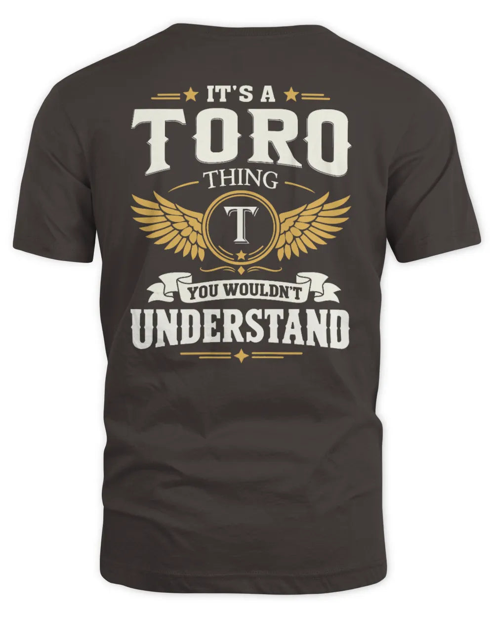 TORO KT06-M008 It’s a [NAME] Thing – You Wouldn’t Understand | Personalized Vintage T-Shirt - Unisex Standard T-Shirt - Dark Chocolate