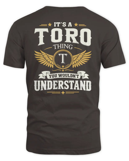 TORO KT06-M008 It’s a [NAME] Thing – You Wouldn’t Understand | Personalized Vintage T-Shirt - Unisex Standard T-Shirt - Dark Chocolate