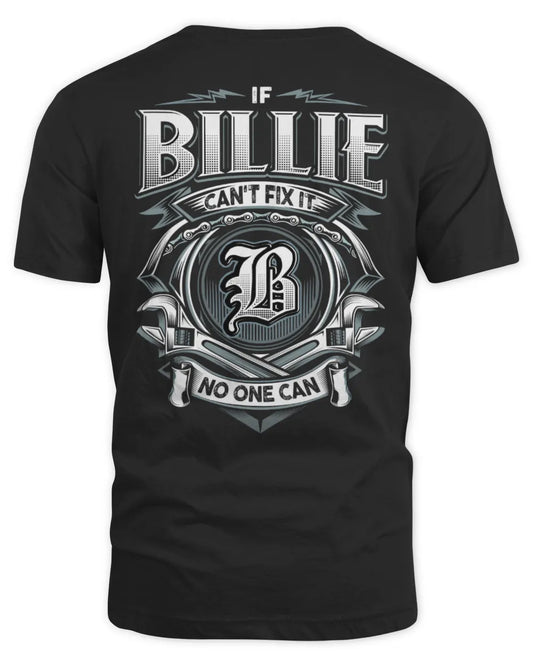BILLIE AP81-K4-626 - Personalized Ahmed Quote Apparel “If Ahmed Can't Fix It, No One Can” - Unisex Standard T-Shirt - Black