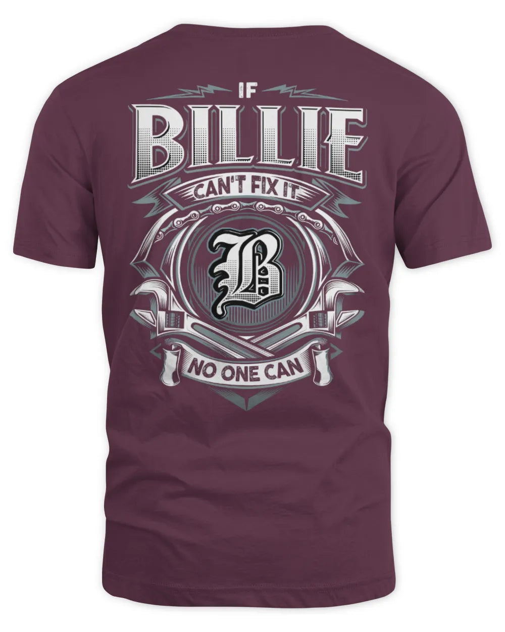 BILLIE AP81-K4-626 - Personalized Ahmed Quote Apparel “If Ahmed Can't Fix It, No One Can” - Unisex Standard T-Shirt - Maroon