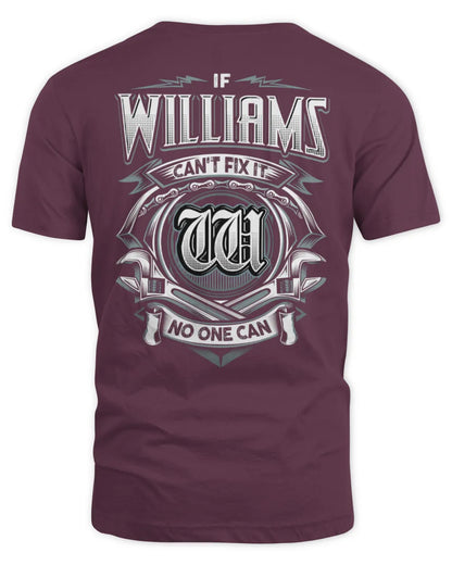 WILLIAMS AP81-K4-626 - Personalized Ahmed Quote Apparel “If Ahmed Can't Fix It, No One Can” - Unisex Standard T-Shirt - Maroon