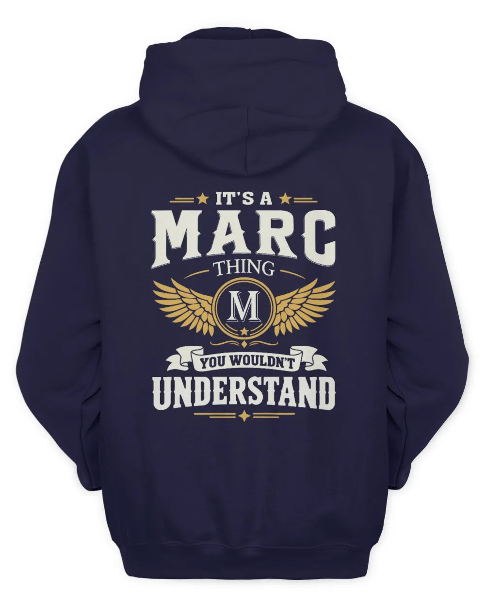 MARC KT06-M008 It’s a [NAME] Thing – You Wouldn’t Understand | Personalized Vintage T-Shirt - Unisex Hoodie - Navy