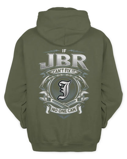 JBR AP81-K4-626 - Personalized Ahmed Quote Apparel “If Ahmed Can't Fix It, No One Can” - Unisex Hoodie - Military Green