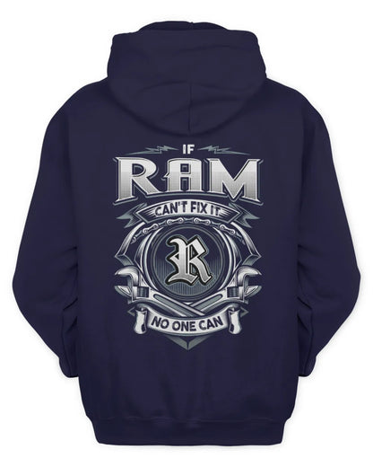RAM AP81-K4-626 - Personalized Ahmed Quote Apparel “If Ahmed Can't Fix It, No One Can” - Unisex Hoodie - Navy