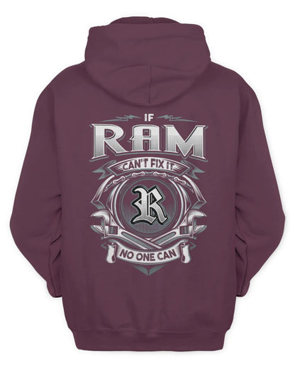 RAM AP81-K4-626 - Personalized Ahmed Quote Apparel “If Ahmed Can't Fix It, No One Can” - Unisex Hoodie - Maroon