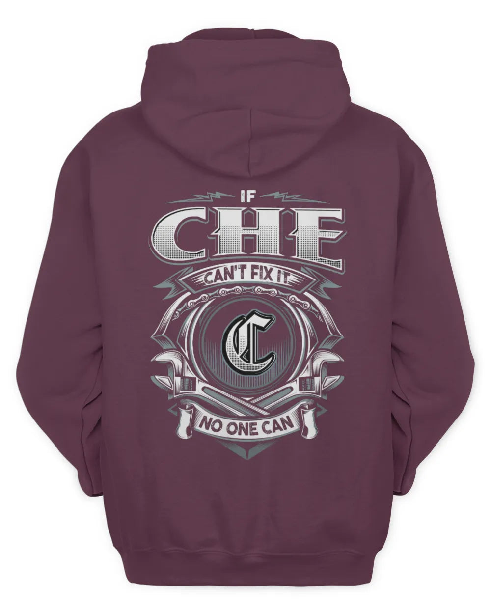 CHE AP81-K4-626 - Personalized Ahmed Quote Apparel “If Ahmed Can't Fix It, No One Can” - Unisex Hoodie - Maroon