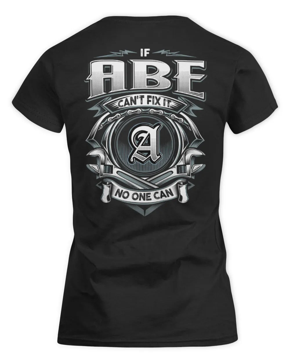 ABE AP81-K4-626 - Personalized Ahmed Quote Apparel “If Ahmed Can't Fix It, No One Can” - Women's Standard T-Shirt - Black