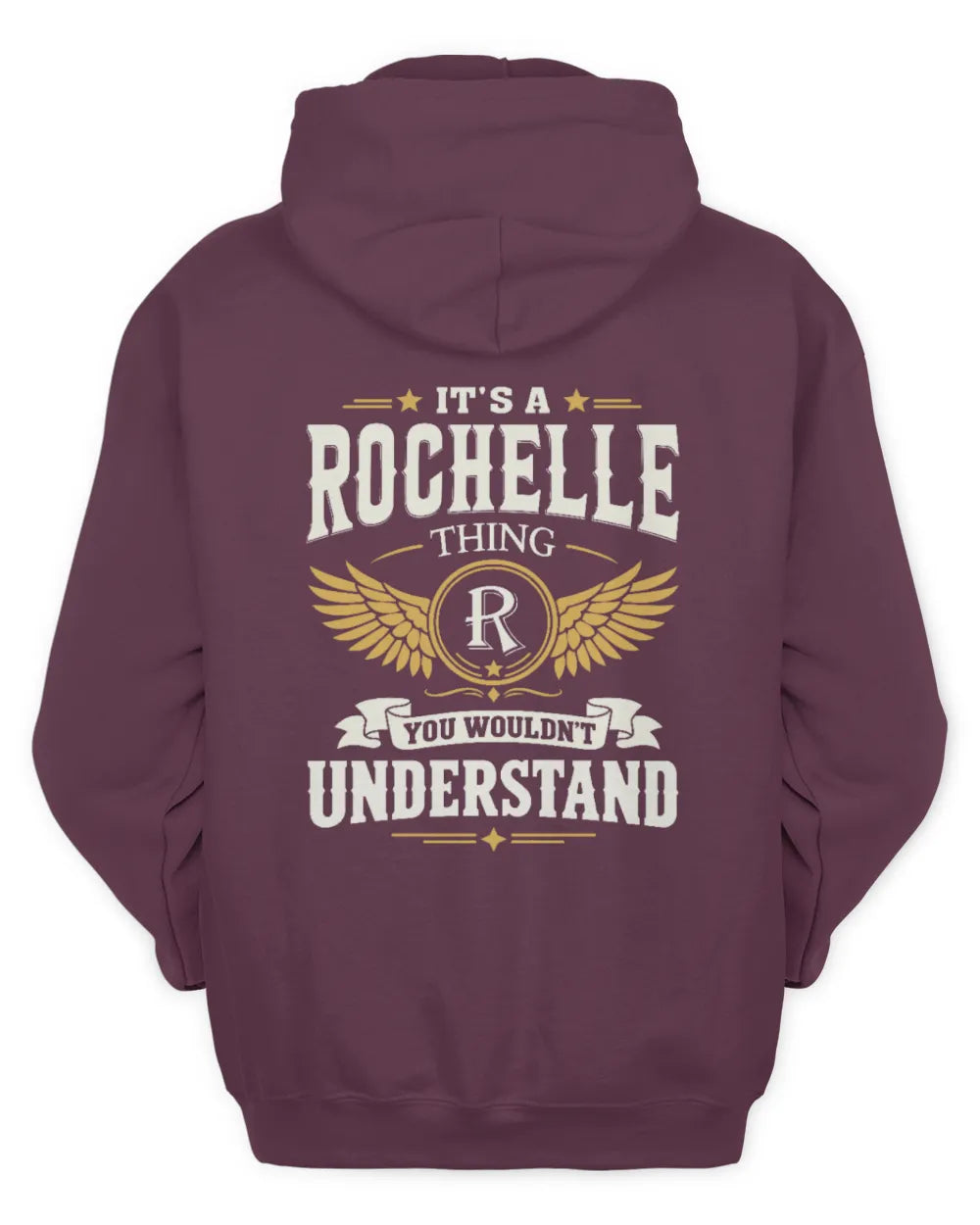 ROCHELLE KT06-M008 It’s a [NAME] Thing – You Wouldn’t Understand | Personalized Vintage T-Shirt - Unisex Hoodie - Maroon
