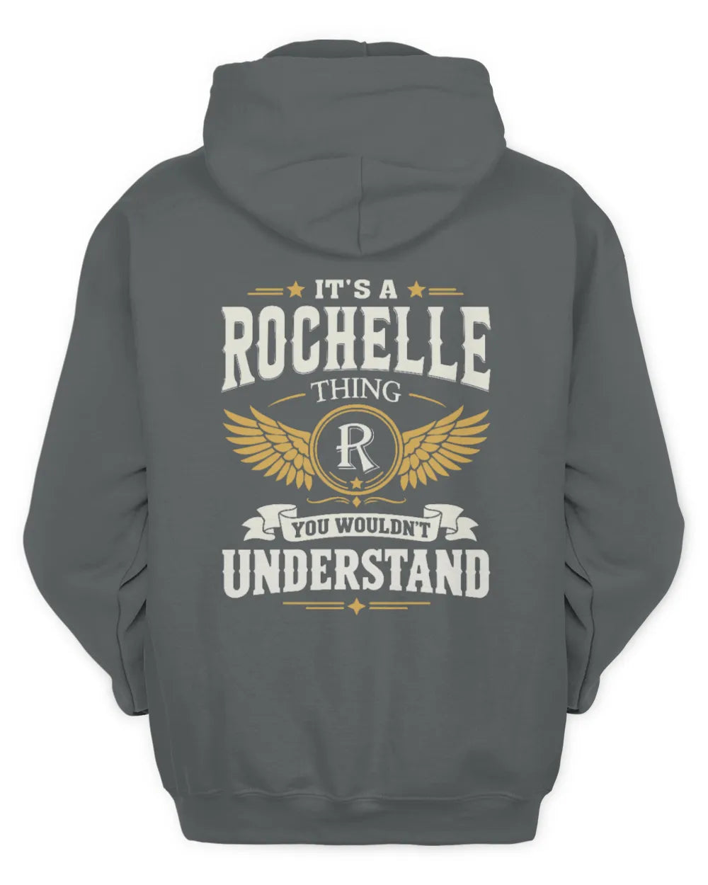 ROCHELLE KT06-M008 It’s a [NAME] Thing – You Wouldn’t Understand | Personalized Vintage T-Shirt - Unisex Hoodie - Charcoal