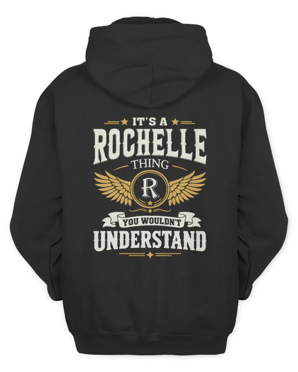 ROCHELLE KT06-M008 It’s a [NAME] Thing – You Wouldn’t Understand | Personalized Vintage T-Shirt - Unisex Hoodie - Black