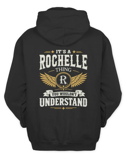 ROCHELLE KT06-M008 It’s a [NAME] Thing – You Wouldn’t Understand | Personalized Vintage T-Shirt - Unisex Hoodie - Black