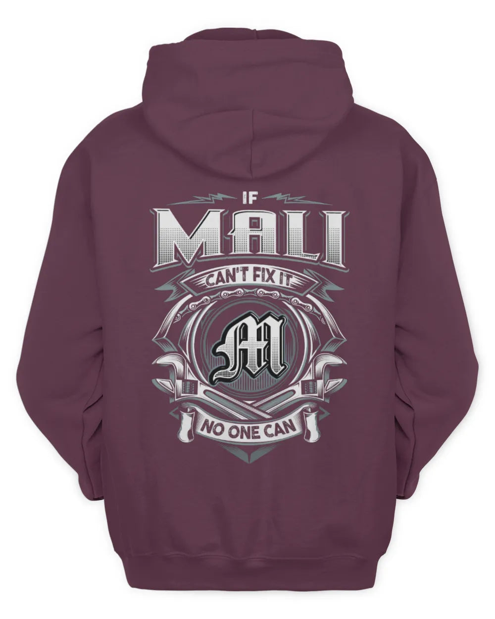 MALI AP81-K4-626 - Personalized Ahmed Quote Apparel “If Ahmed Can't Fix It, No One Can” - Unisex Hoodie - Maroon