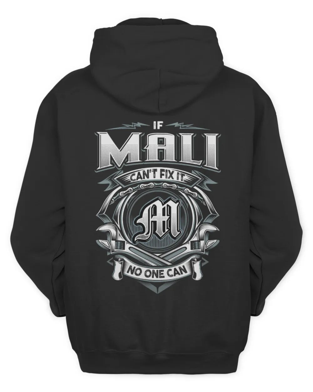 MALI AP81-K4-626 - Personalized Ahmed Quote Apparel “If Ahmed Can't Fix It, No One Can” - Unisex Hoodie - Black