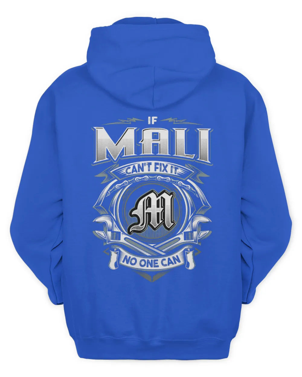 MALI AP81-K4-626 - Personalized Ahmed Quote Apparel “If Ahmed Can't Fix It, No One Can” - Unisex Hoodie - Royal