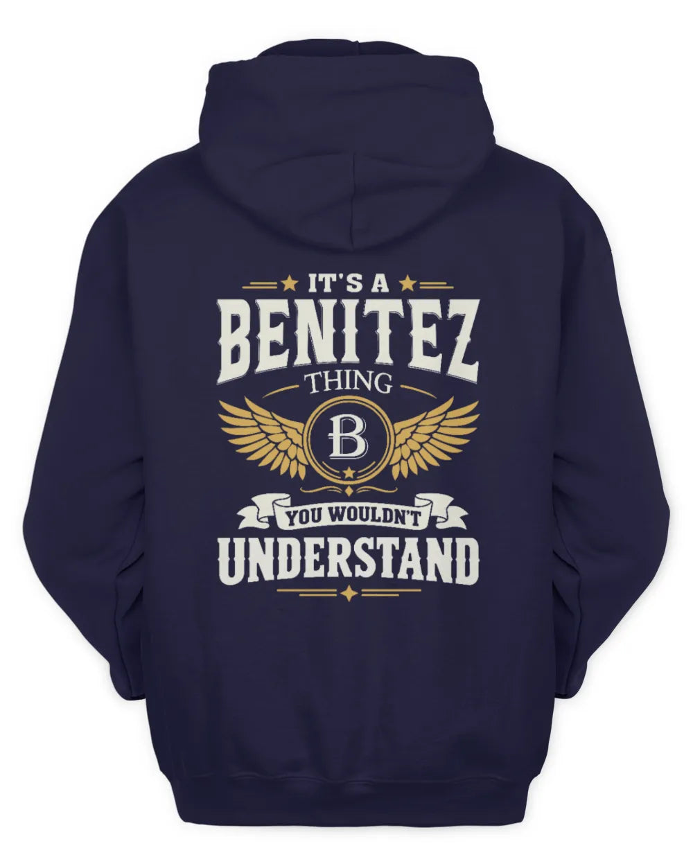 BENITEZ KT06-M008 It’s a [NAME] Thing – You Wouldn’t Understand | Personalized Vintage T-Shirt - Unisex Hoodie - Navy