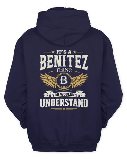 BENITEZ KT06-M008 It’s a [NAME] Thing – You Wouldn’t Understand | Personalized Vintage T-Shirt - Unisex Hoodie - Navy