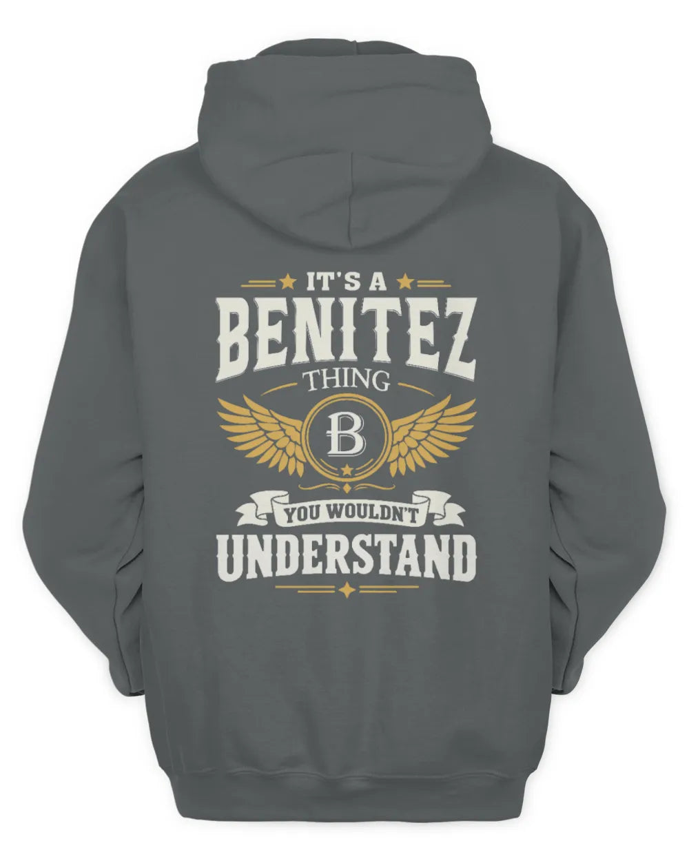 BENITEZ KT06-M008 It’s a [NAME] Thing – You Wouldn’t Understand | Personalized Vintage T-Shirt - Unisex Hoodie - Charcoal