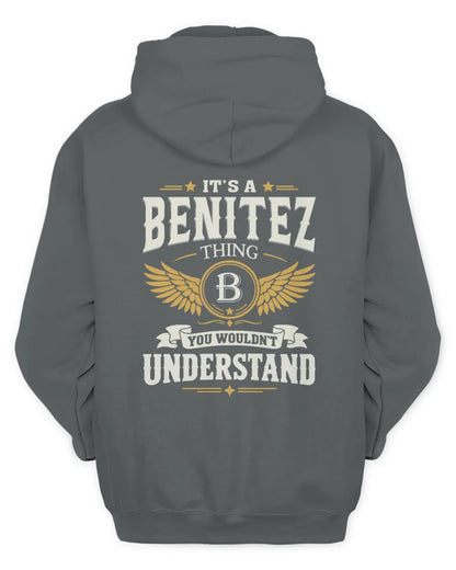 BENITEZ KT06-M008 It’s a [NAME] Thing – You Wouldn’t Understand | Personalized Vintage T-Shirt - Unisex Hoodie - Charcoal