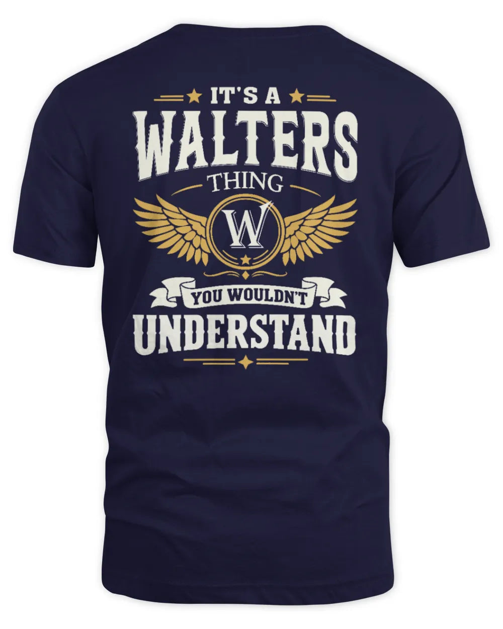 WALTERS KT06-M008 It’s a [NAME] Thing – You Wouldn’t Understand | Personalized Vintage T-Shirt - Unisex Standard T-Shirt - Navy