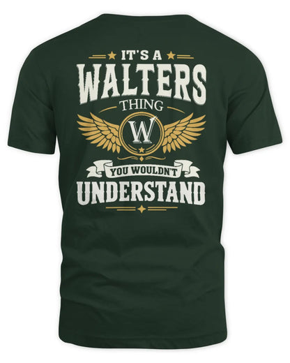 WALTERS KT06-M008 It’s a [NAME] Thing – You Wouldn’t Understand | Personalized Vintage T-Shirt - Unisex Standard T-Shirt - Forest Green