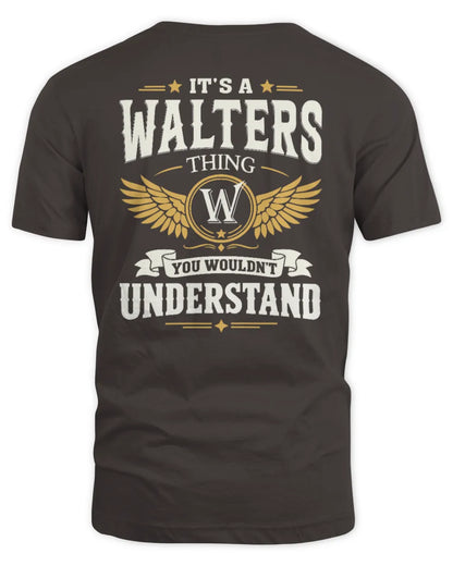 WALTERS KT06-M008 It’s a [NAME] Thing – You Wouldn’t Understand | Personalized Vintage T-Shirt - Unisex Standard T-Shirt - Dark Chocolate