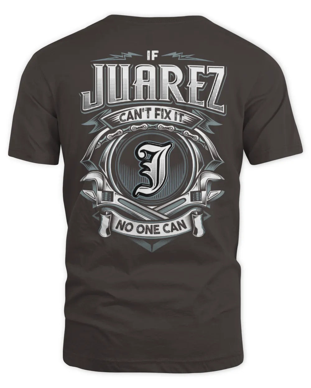JUAREZ AP81-K4-626 - Personalized Ahmed Quote Apparel “If Ahmed Can't Fix It, No One Can” - Unisex Standard T-Shirt - Dark Chocolate