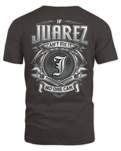 JUAREZ AP81-K4-626 - Personalized Ahmed Quote Apparel “If Ahmed Can't Fix It, No One Can” - Unisex Standard T-Shirt - Dark Chocolate