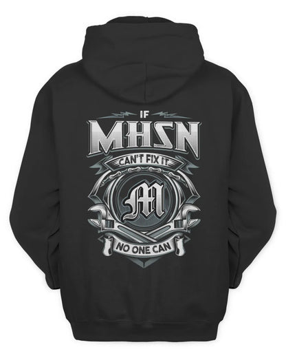 MHSN AP81-K4-626 - Personalized Ahmed Quote Apparel “If Ahmed Can't Fix It, No One Can” - Unisex Hoodie - Black