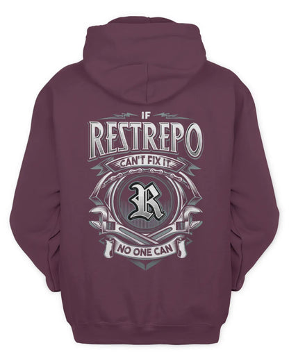 RESTREPO AP81-K4-626 - Personalized Ahmed Quote Apparel “If Ahmed Can't Fix It, No One Can” - Unisex Hoodie - Maroon