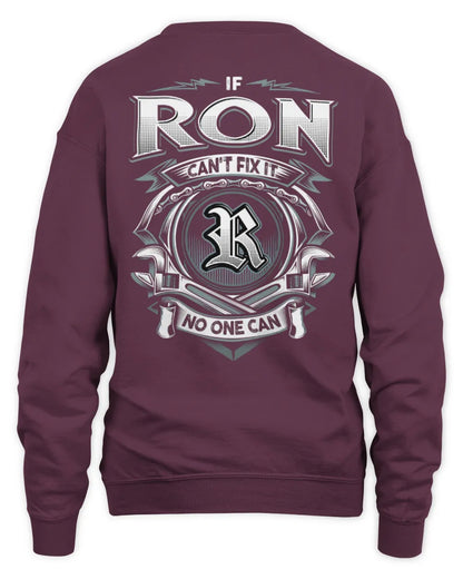 RON AP81-K4-626 - Personalized Ahmed Quote Apparel “If Ahmed Can't Fix It, No One Can” - Unisex Sweatshirt - Maroon