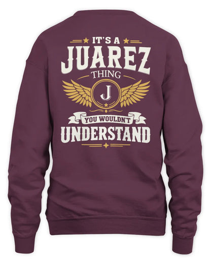JUAREZ KT06-M008 It’s a [NAME] Thing – You Wouldn’t Understand | Personalized Vintage T-Shirt - Unisex Sweatshirt - Maroon