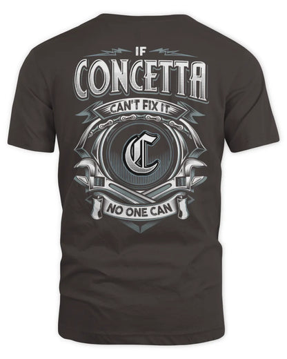 CONCETTA AP81-K4-626 - Personalized Ahmed Quote Apparel “If Ahmed Can't Fix It, No One Can” - Unisex Standard T-Shirt - Dark Chocolate
