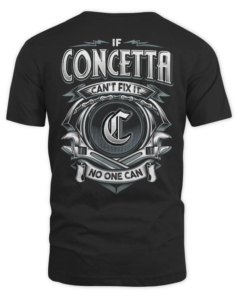 CONCETTA AP81-K4-626 - Personalized Ahmed Quote Apparel “If Ahmed Can't Fix It, No One Can” - Unisex Standard T-Shirt - Black