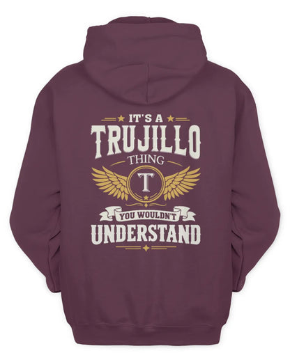 TRUJILLO KT06-M008 It’s a [NAME] Thing – You Wouldn’t Understand | Personalized Vintage T-Shirt - Unisex Hoodie - Maroon