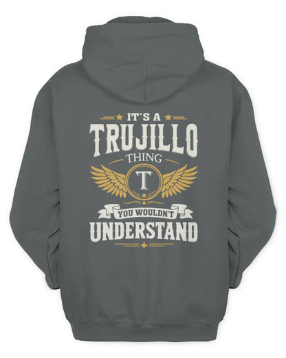 TRUJILLO KT06-M008 It’s a [NAME] Thing – You Wouldn’t Understand | Personalized Vintage T-Shirt - Unisex Hoodie - Charcoal