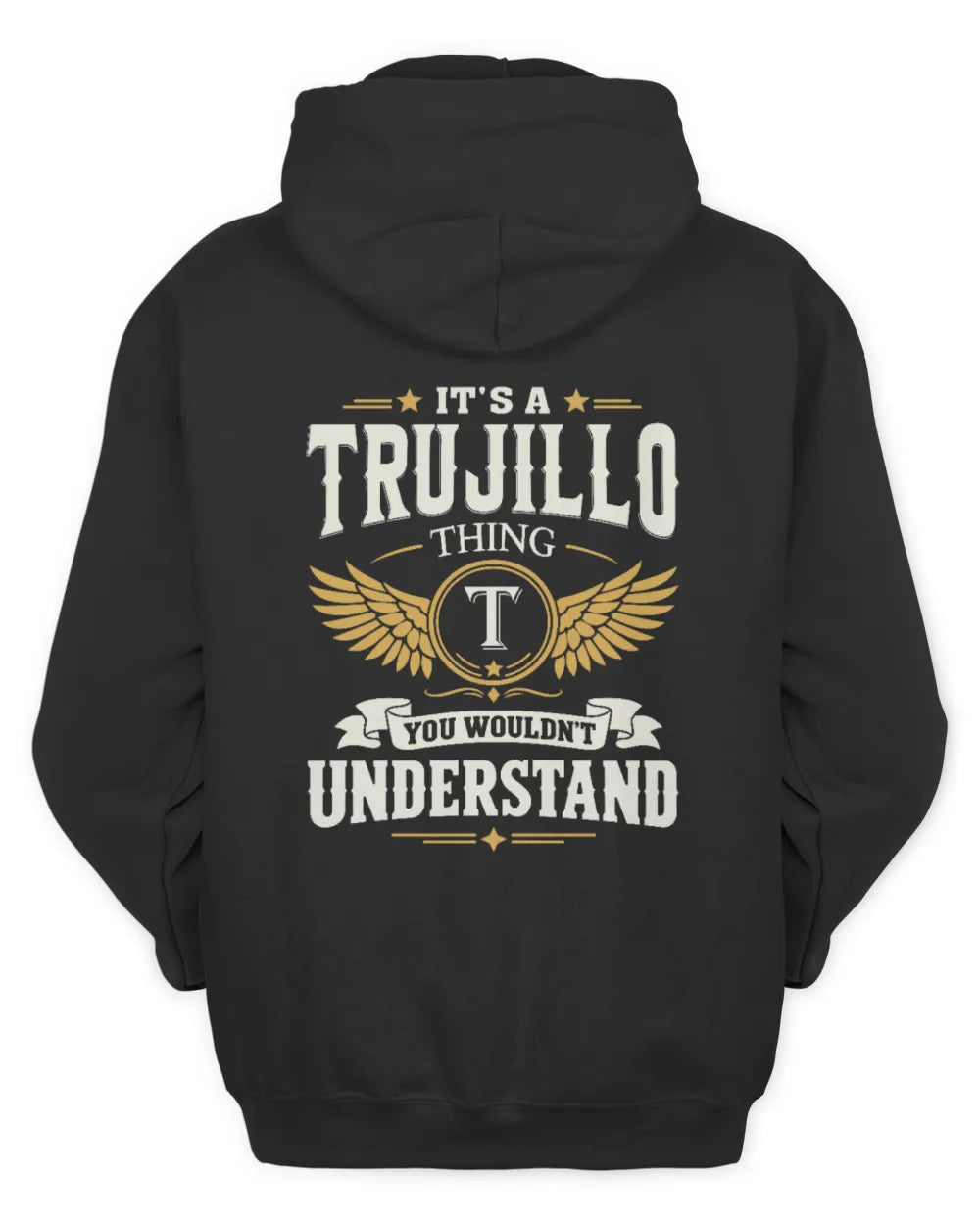 TRUJILLO KT06-M008 It’s a [NAME] Thing – You Wouldn’t Understand | Personalized Vintage T-Shirt - Unisex Hoodie - Black