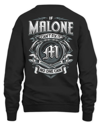 MALONE AP81-K4-626 - Personalized Ahmed Quote Apparel “If Ahmed Can't Fix It, No One Can” - Unisex Sweatshirt - Black