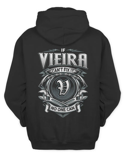 VIEIRA AP81-K4-626 - Personalized Ahmed Quote Apparel “If Ahmed Can't Fix It, No One Can” - Unisex Hoodie - Black