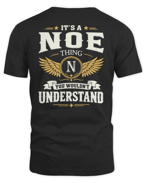 NOE KT06-M008 It’s a [NAME] Thing – You Wouldn’t Understand | Personalized Vintage T-Shirt - Unisex Standard T-Shirt - Black