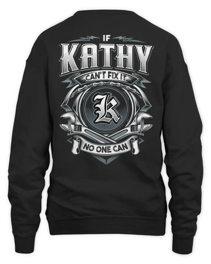 KATHY AP81-K4-626 - Personalized Ahmed Quote Apparel “If Ahmed Can't Fix It, No One Can” - Unisex Sweatshirt - Black