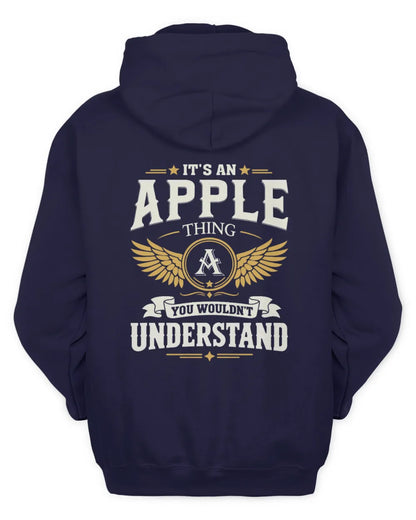 APPLE KT06-M008 It’s a [NAME] Thing – You Wouldn’t Understand | Personalized Vintage T-Shirt - Unisex Hoodie - Navy