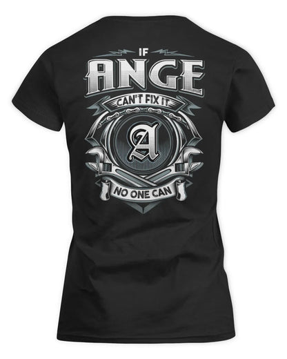 ANGE AP81-K4-626 - Personalized Ahmed Quote Apparel “If Ahmed Can't Fix It, No One Can” - Women's Standard T-Shirt - Black