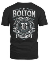 BOLTON AP81-K4-626 - Personalized Ahmed Quote Apparel “If Ahmed Can't Fix It, No One Can” - Unisex Standard T-Shirt - Black
