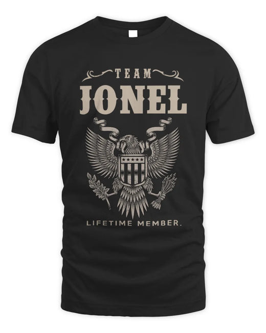 JONEL TP06-K82 – Personalized Classic Style Apparel “Team NAME Lifetime Member”