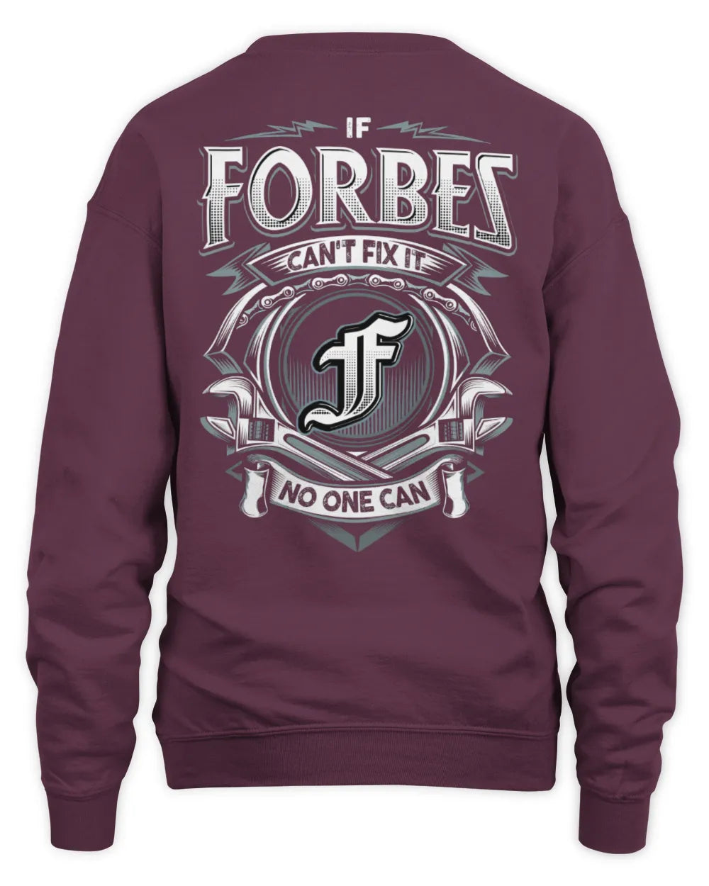FORBES AP81-K4-626 - Personalized Ahmed Quote Apparel “If Ahmed Can't Fix It, No One Can” - Unisex Sweatshirt - Maroon