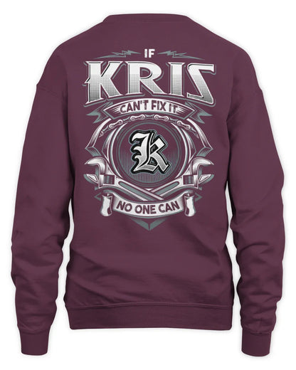 KRIS AP81-K4-626 - Personalized Ahmed Quote Apparel “If Ahmed Can't Fix It, No One Can” - Unisex Sweatshirt - Maroon