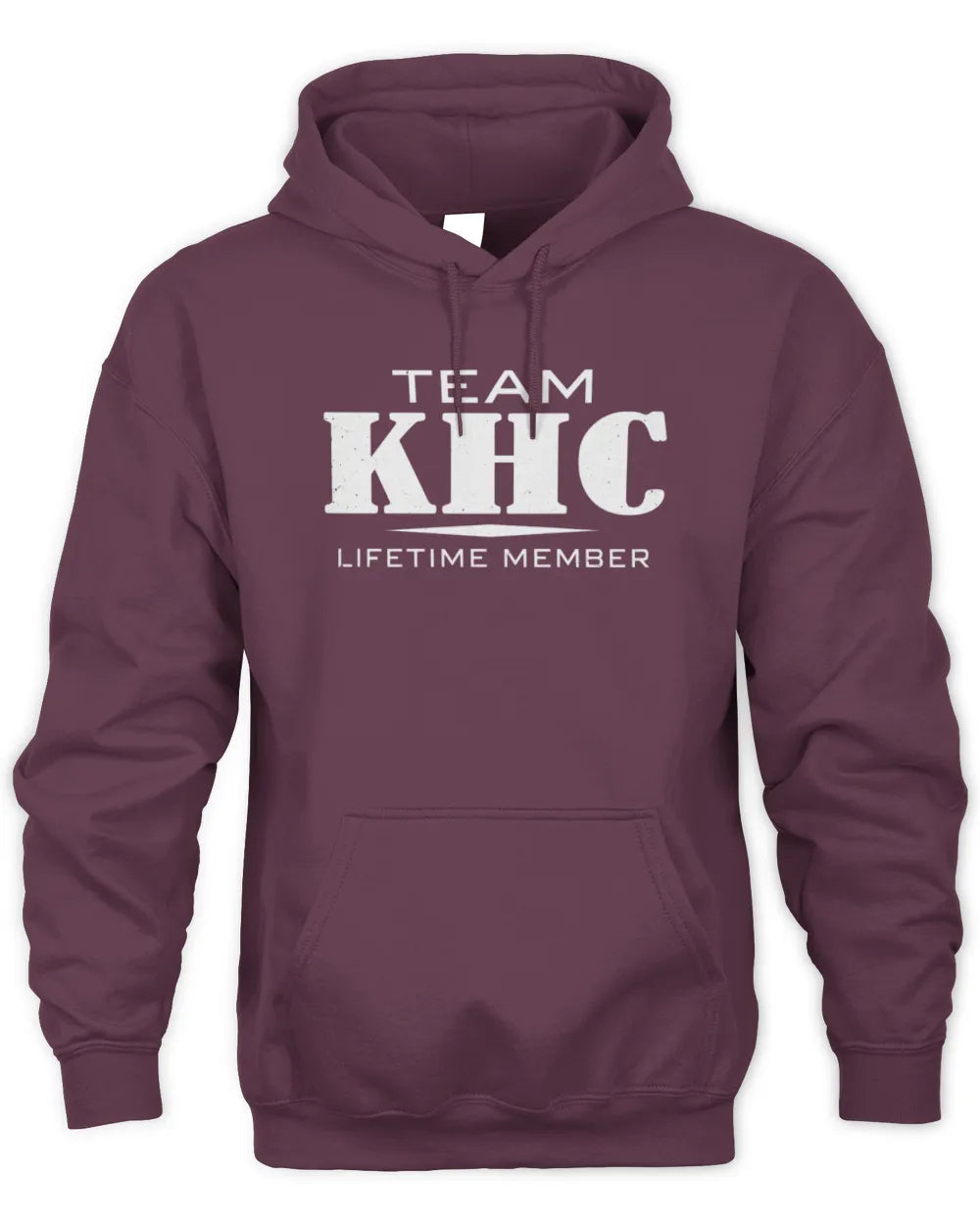KHC BL62-K4-128 - Personalized “Team NAME Lifetime Member” - Unisex Hoodie - Maroon