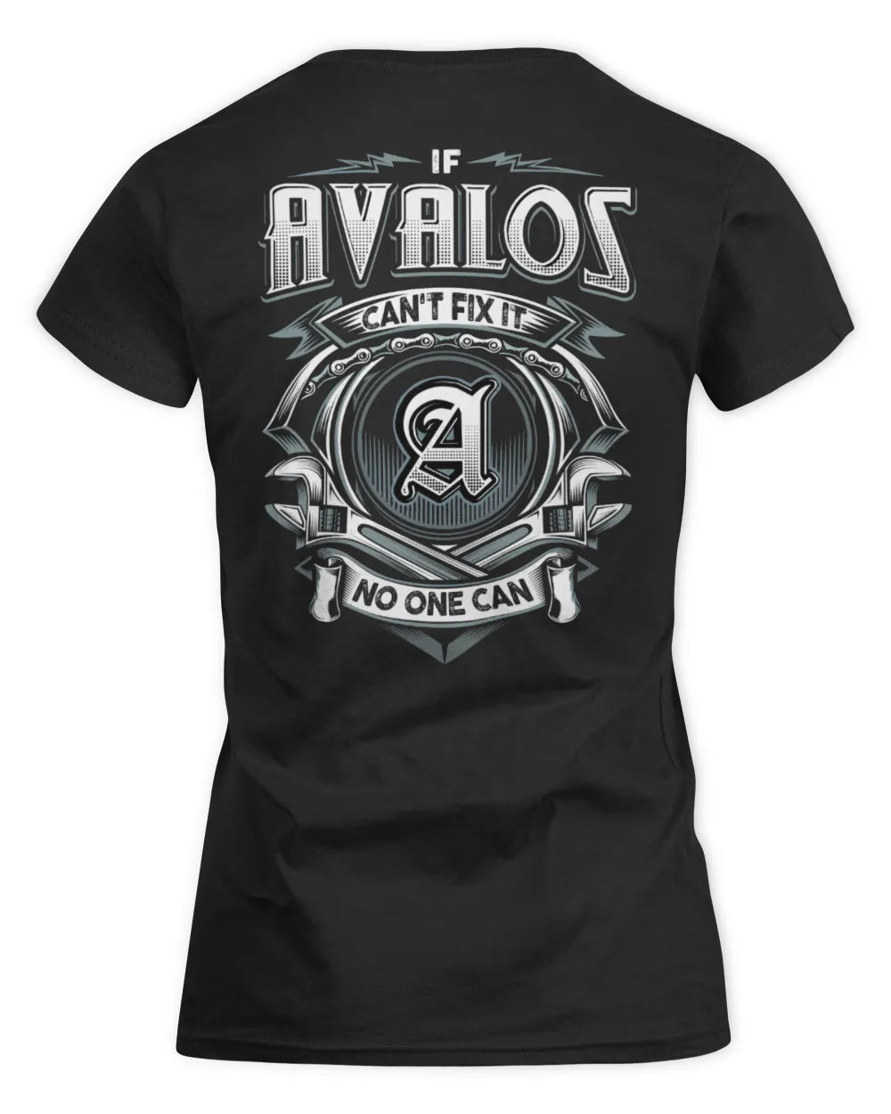 AVALOS AP81-K4-626 - Personalized Ahmed Quote Apparel “If Ahmed Can't Fix It, No One Can” - Women's Standard T-Shirt - Black